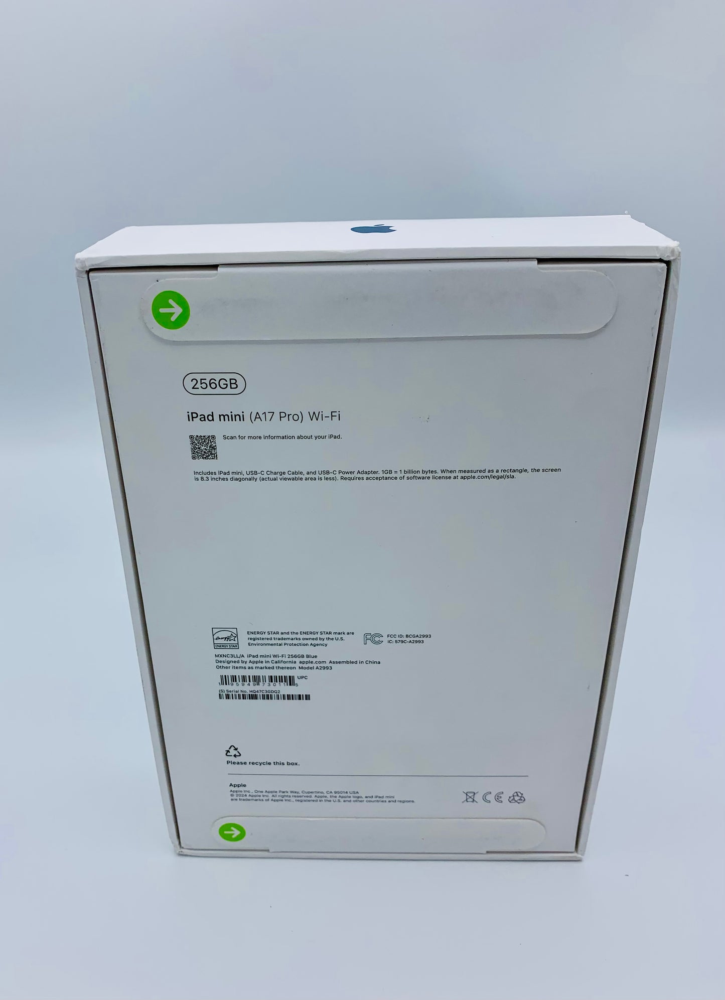 Apple iPad mini 7th Gen (A2993) – 256GB Wi-Fi – Blue