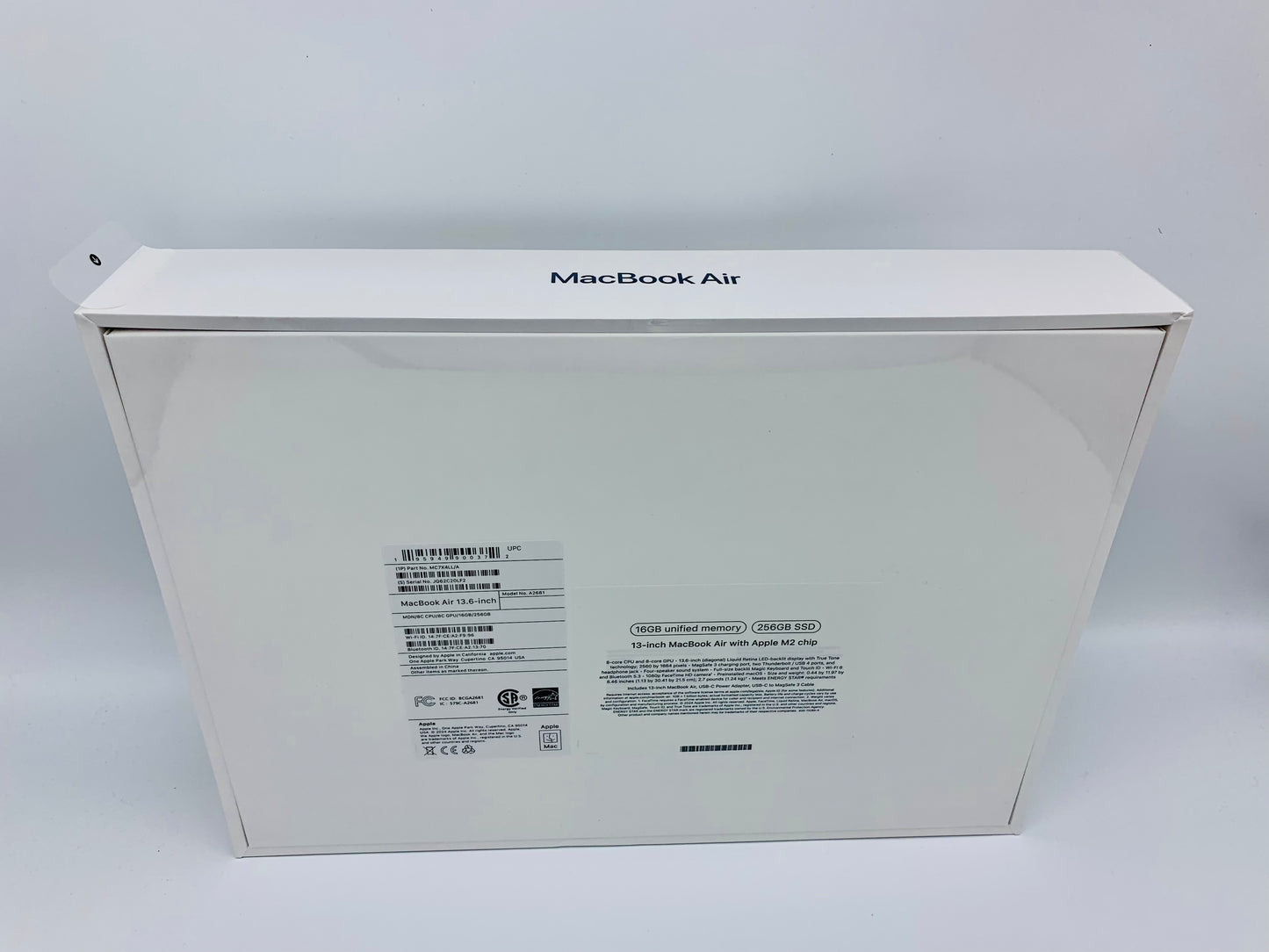 Apple MacBook Air 13” M2 – 16GB RAM, 256GB SSD – Midnight (A2681, MC7X4LL/A)